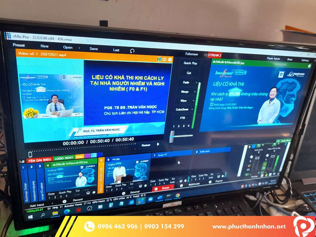 Cài đặt thực hiện Livestream Cài đặt thực hiện Livestream