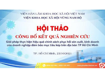 Giải Pháp Hiệu Quả Chính Sách Phục Hồi Sản Xuất, Kinh Doanh Của Doanh Nghiệp Tp Hcm.