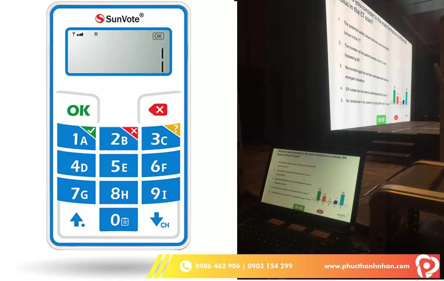 Cho thuê thiết bị biểu quyết