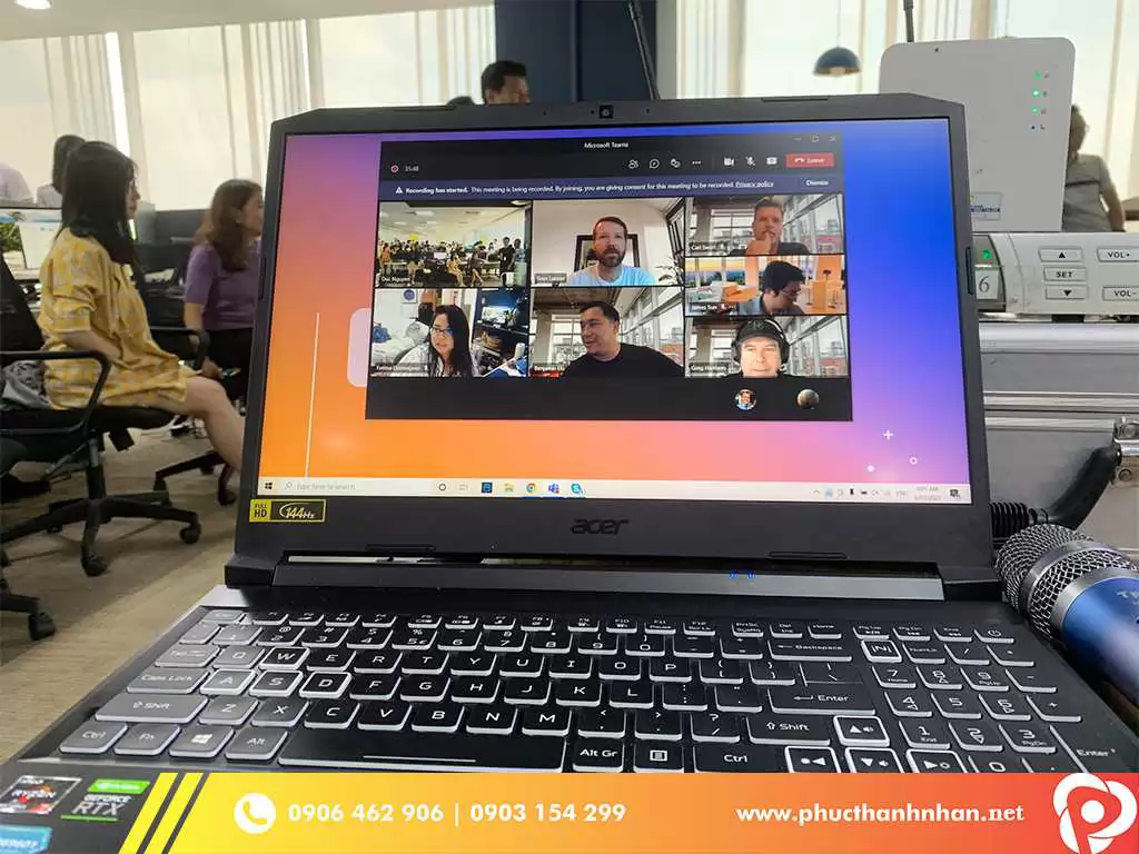 tổ chức hội nghị trực tuyến kết hợp phiên dịch cabin